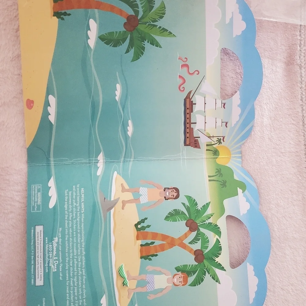 Pirate 3d sticker book